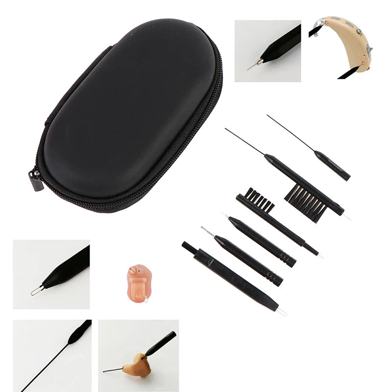 8-Piece Maintenance Kit For Hearing Aids